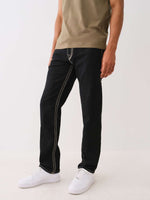 True Religion Men Big QT Ricky Straight Fit Mid Rise Jeans