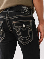 True Religion Men Big QT Ricky Straight Fit Mid Rise Jeans