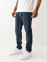 True Religion Men Super T Rocco Slim Fit Dark Wash Jeans