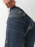 True Religion Men Super T Rocco Slim Fit Dark Wash Jeans