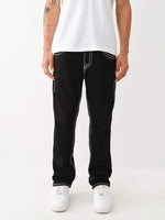 True Religion Men Super T Ricky Straight Fit Mid Rise Jeans