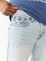 True Religion Men BIG T Billy Bootcut Fit Light Wash Jeans
