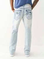 True Religion Men BIG T Billy Bootcut Fit Light Wash Jeans