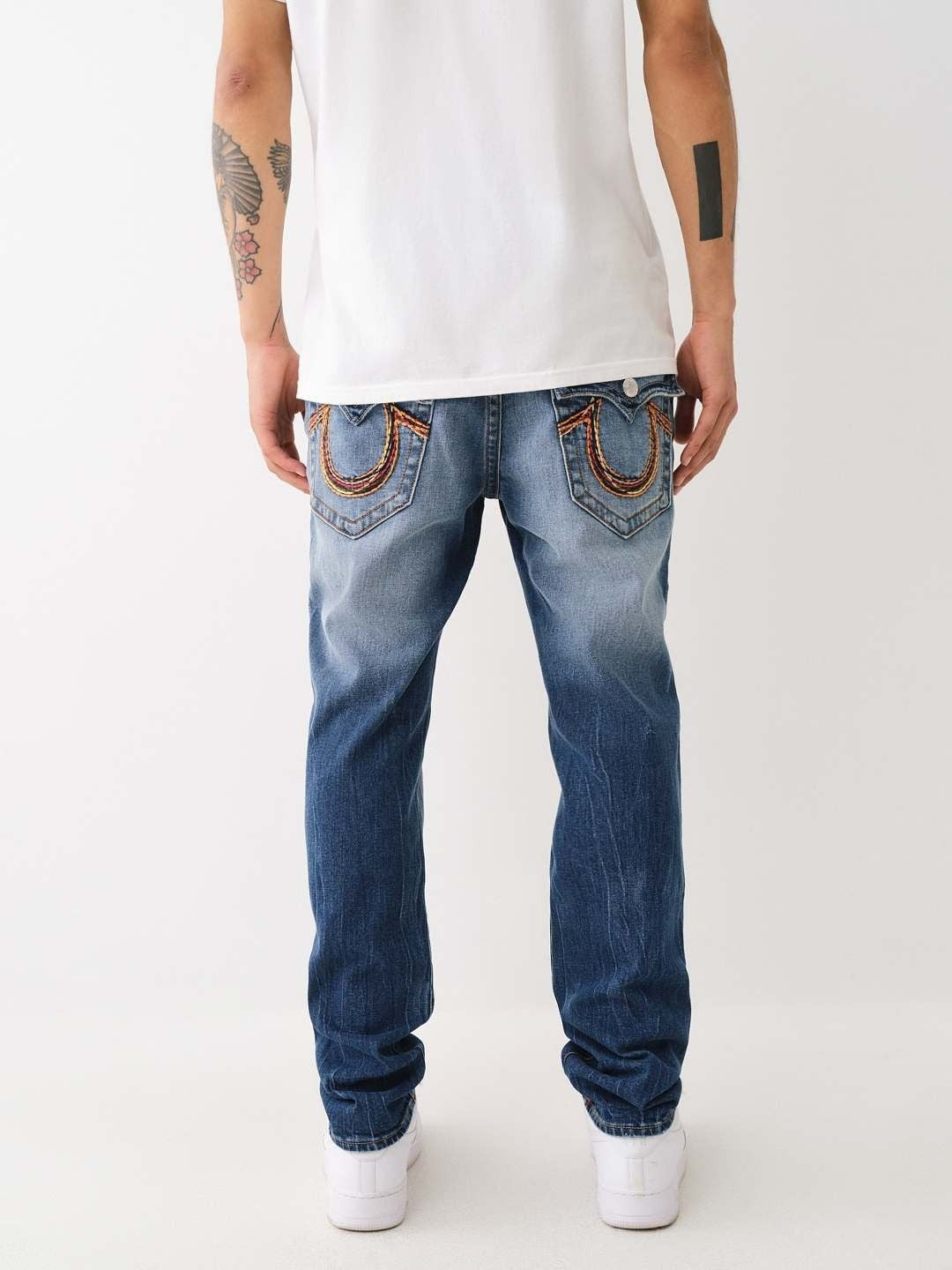 True Religion Men SN Rocco Slim Fit Dark Wash Jeans