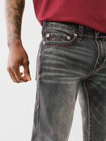True Religion Men BIG T Rocco Slim Fit Mid Rise Jeans