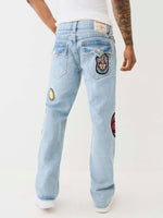 True Religion Men SN Billy Bootcut Fit Light Wash Jeans