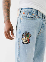 True Religion Men SN Billy Bootcut Fit Light Wash Jeans