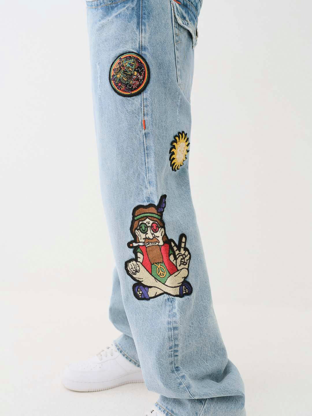 True Religion Men SN Billy Bootcut Fit Light Wash Jeans