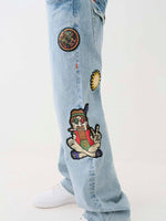 True Religion Men SN Billy Bootcut Fit Light Wash Jeans