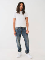 True Religion Men Super T Rocco Slim Fit Dark Wash Jeans