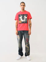 True Religion Men SN Billy Bootcut Fit Dark Wash Jeans