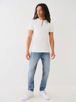 True Religion Men Super T Rocco Slim Fit Light Wash Jeans