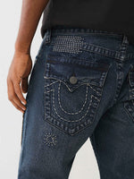 True Religion Men SN Ricky Straight Fit Dark Wash Jeans