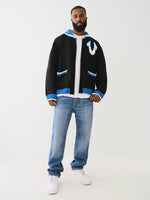 True Religion Men SUPER T Ricky Straight Fit Medium Wash Jeans