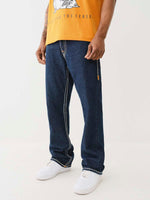 True Religion Men SUPER T Billy Bootcut Fit Dark Wash Jeans