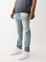 True Religion Men Super T Rocco Straight Fit Medium Wash Jeans