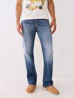 True Religion Men Big T Billy Bootcut Fit Dark Wash Jeans