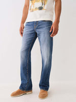 True Religion Men Big T Billy Bootcut Fit Dark Wash Jeans