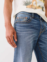 True Religion Men Big T Billy Bootcut Fit Dark Wash Jeans