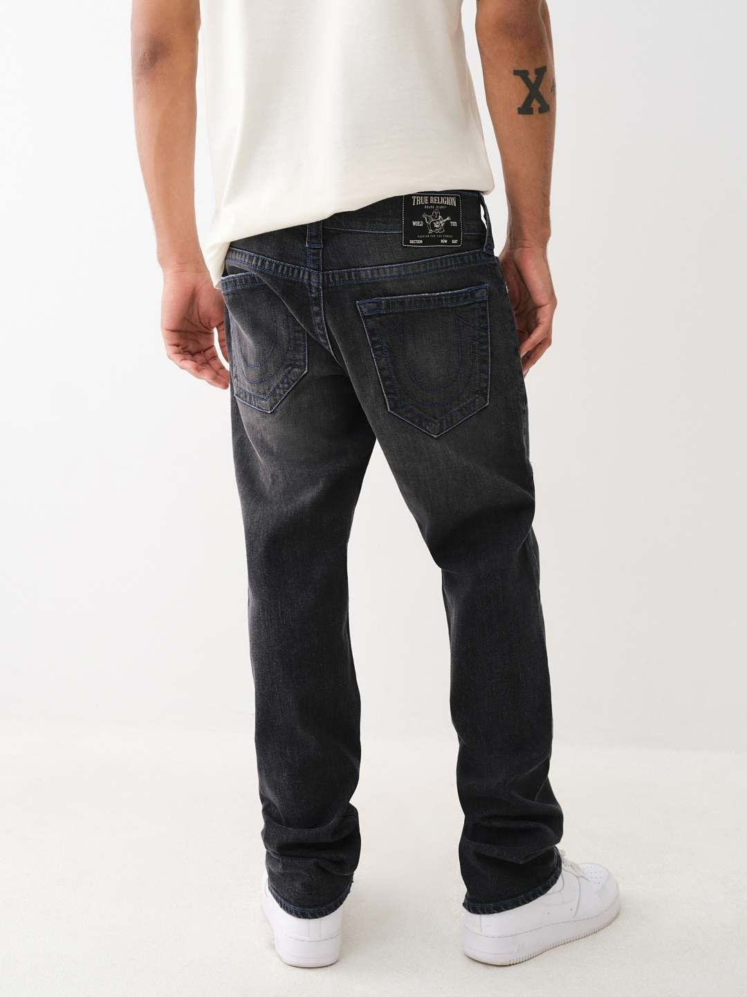 True Religion Men SN Ricky Straight Fit Mid Rise Jeans