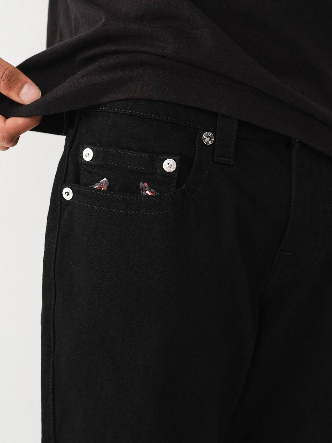 True Religion Men SN Ricky Straight Fit Mid Rise Jeans