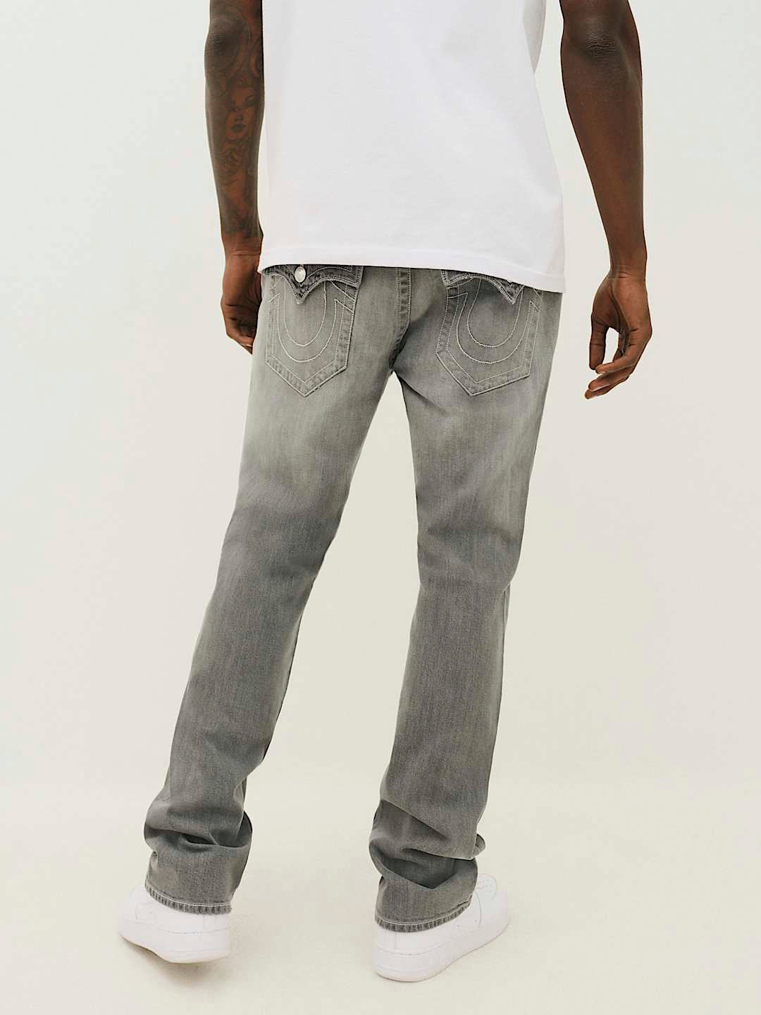 True Religion Men SN Ricky Straight Fit Mid Rise Jeans