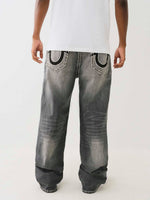 True Religion Men SUPER T Vinny Flared Fit Mid Rise Jeans