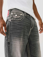 True Religion Men SUPER T Vinny Flared Fit Mid Rise Jeans