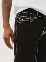 True Religion Men Super T Rocco Slim Fit Mid Rise Jeans