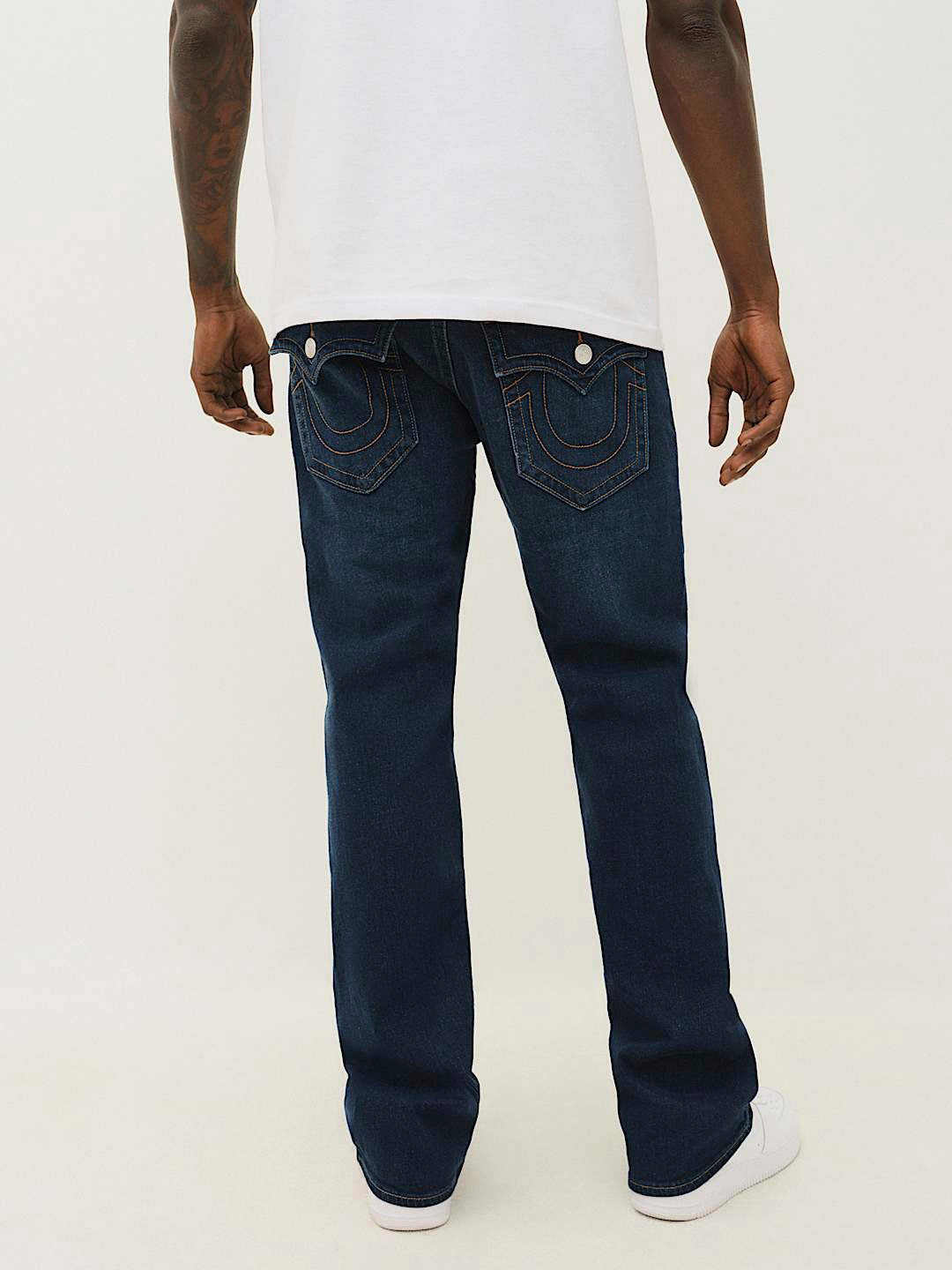 True Religion Men SN Billy Bootcut Fit Dark Wash Jeans
