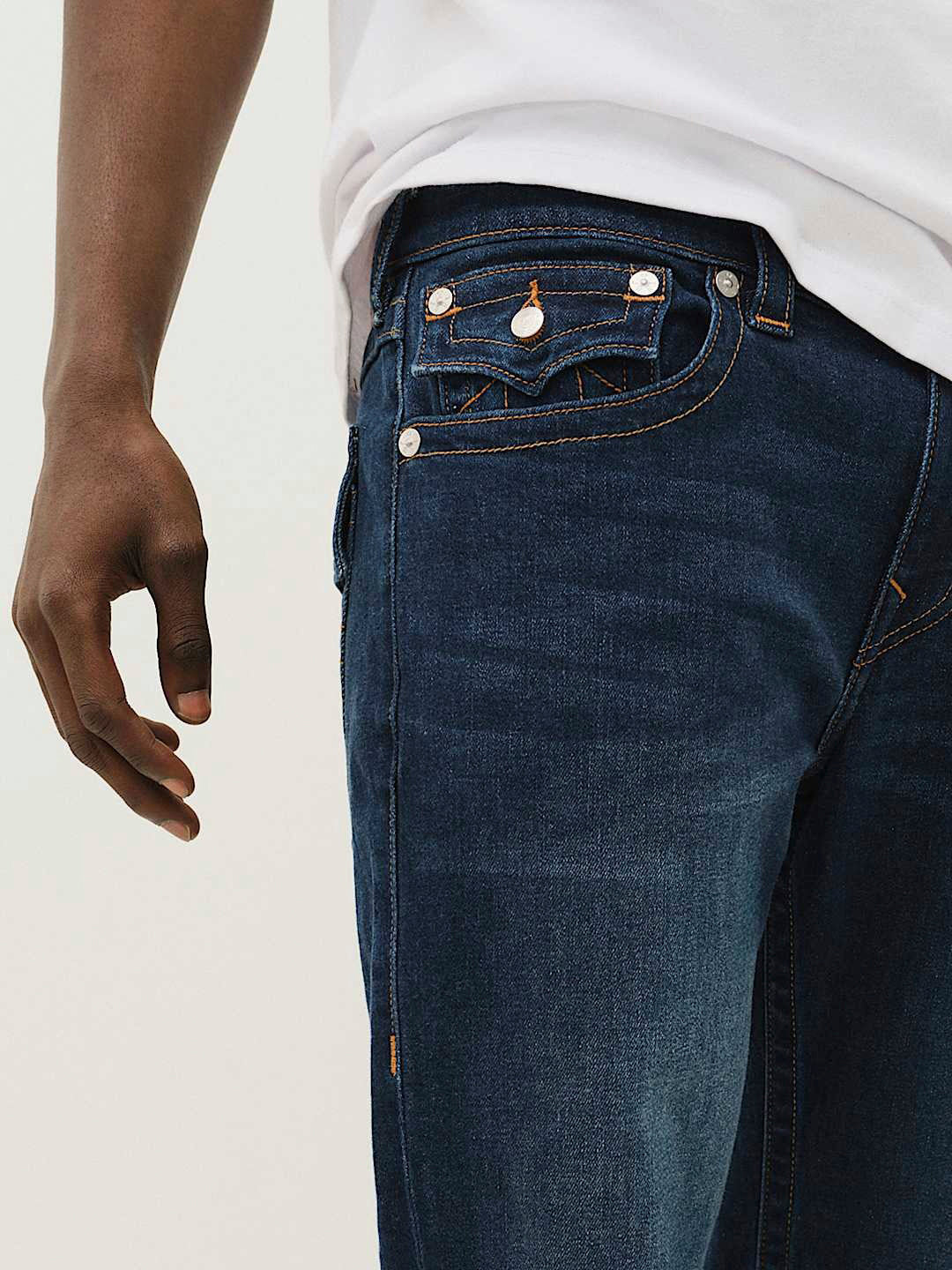 True Religion Men SN Billy Bootcut Fit Dark Wash Jeans