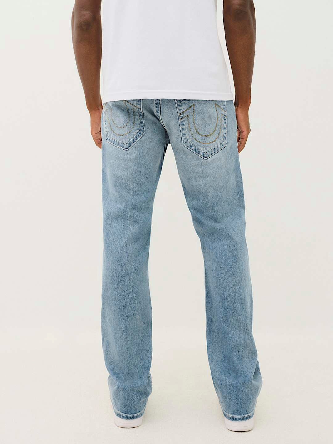 True Religion Men SN Billy Bootcut Fit Medium Wash Jeans