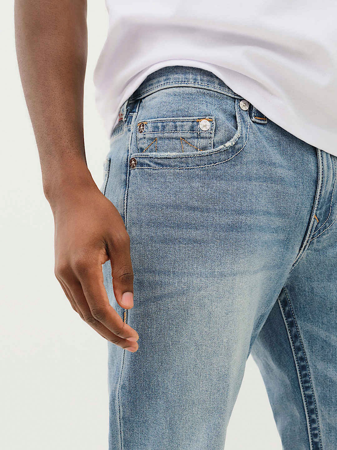 True Religion Men SN Billy Bootcut Fit Medium Wash Jeans