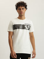 True Religion Men Printed Round Neck Short Sleeves Tshirt