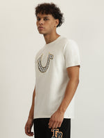 True Religion Men Printed Round Neck Short Sleeves Tshirt