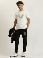 True Religion Men Printed Round Neck Short Sleeves Tshirt