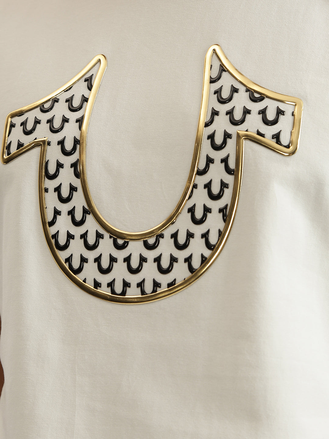 True Religion Men Printed Round Neck Short Sleeves Tshirt