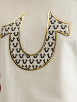 True Religion Men Printed Round Neck Short Sleeves Tshirt