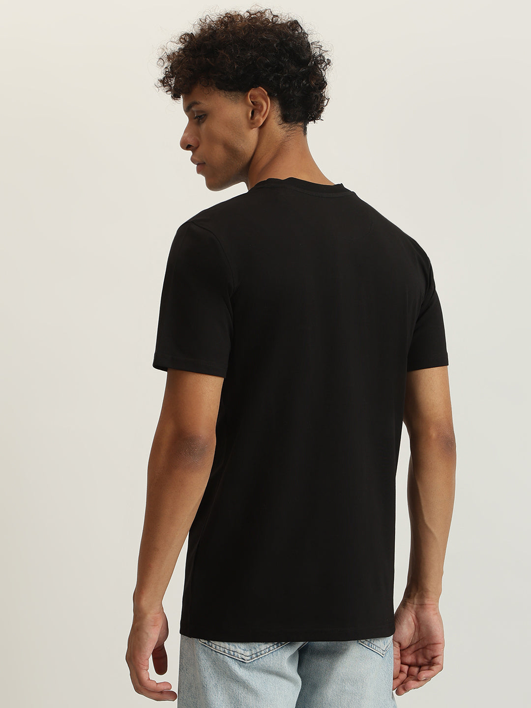 True Religion Men Printed Round Neck Short Sleeves Tshirt