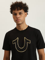 True Religion Men Printed Round Neck Short Sleeves Tshirt