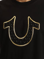 True Religion Men Printed Round Neck Short Sleeves Tshirt