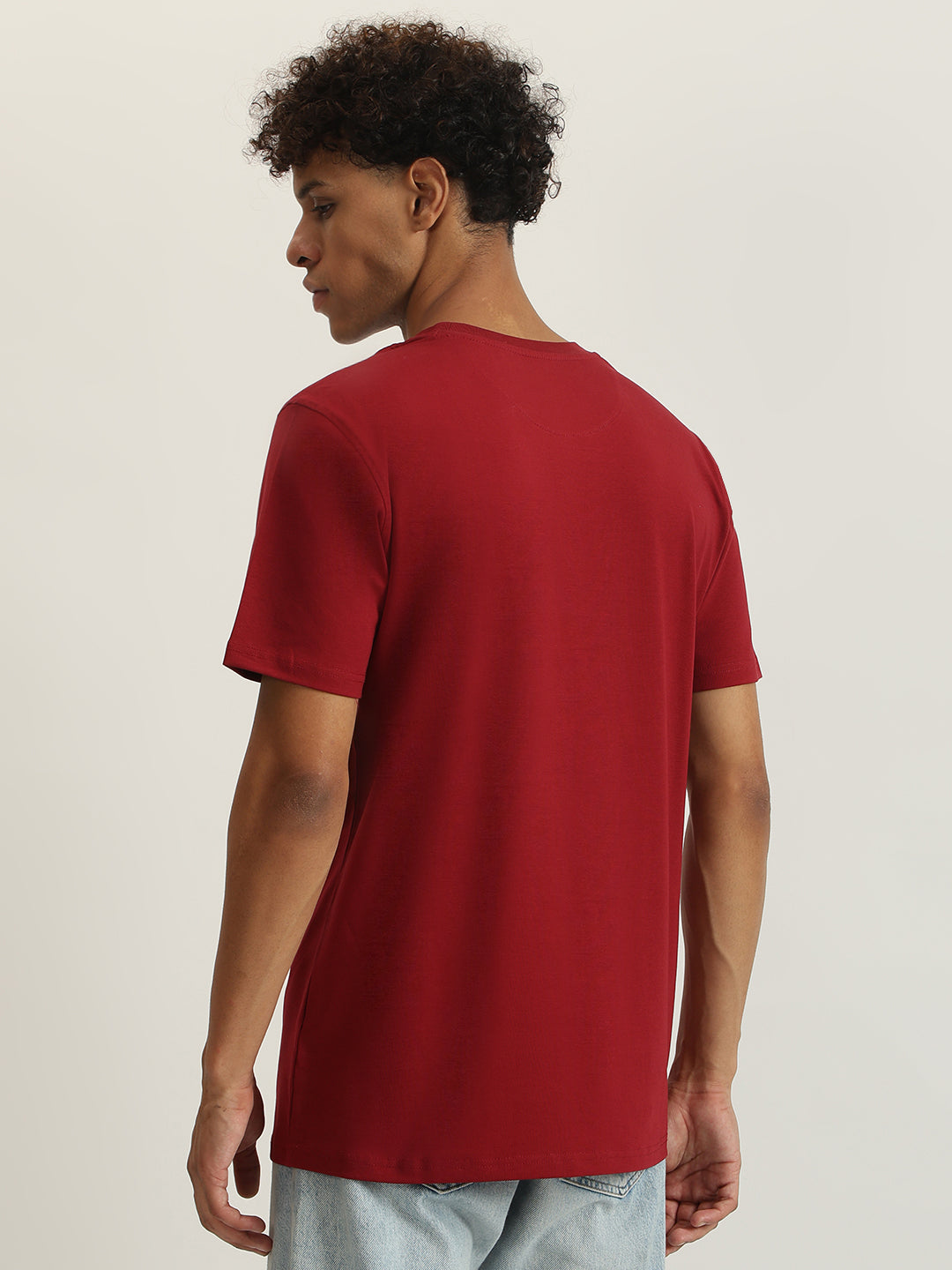 True Religion Men Printed Round Neck Short Sleeves Tshirt