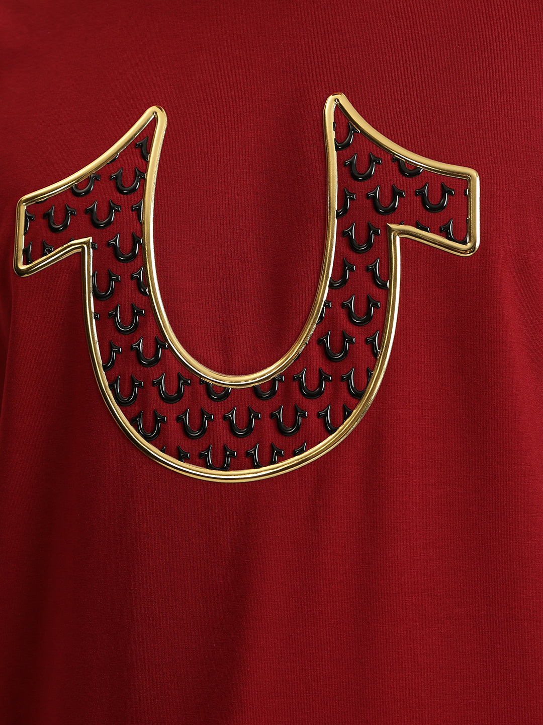 True Religion Men Printed Round Neck Short Sleeves Tshirt