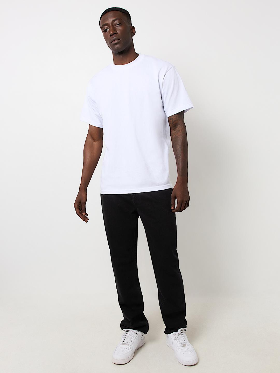 True Religion Men SN Ricky Straight Fit Pure Cotton Mid Rise Jeans