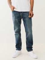 True Religion Men SUPER T Rocco Slim Fit Dark Wash Jeans