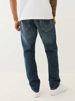 True Religion Men SUPER T Rocco Slim Fit Dark Wash Jeans