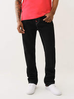 True Religion Men SUPER T Ricky Straight Fit Mid Rise Jeans
