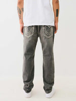 True Religion Men SUPER QT Rocco Slim Fit Pure Cotton Mid Rise Jeans