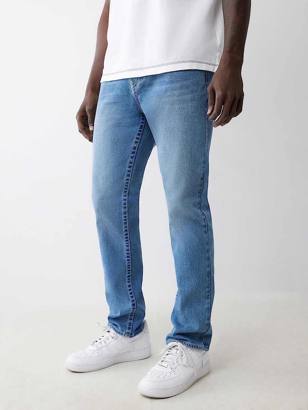 True Religion Men BIG T Geno Skinny Fit Medium Wash Jeans