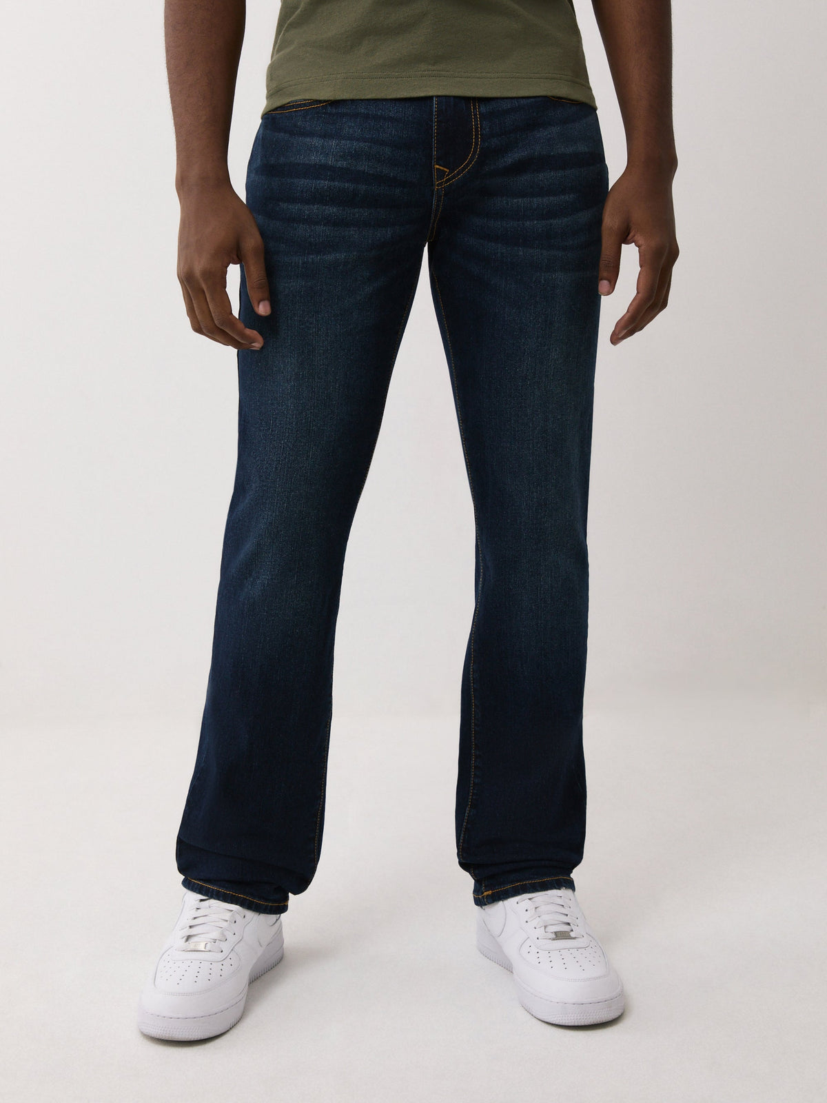 TRUE RELIGION Men RICKY SN Navy Blue Jeans